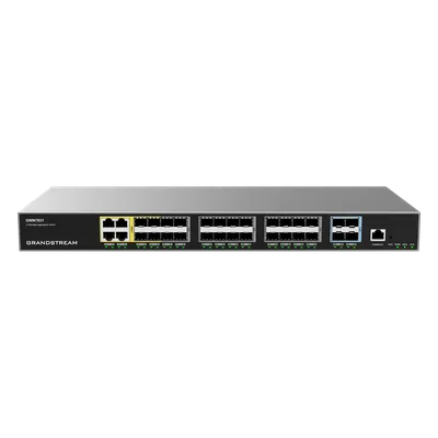 Switch de Agregación Capa 3 / 120 Gbps Throughput / 4 Puertos 10G SFP+ / Stacking 4 Unidades / Enrutamiento OSPF-BGP / 4k VLANs