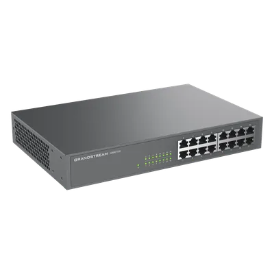 Switch No Administrable / 16 Puertos Gigabit / Capacidad 10 Gbps / 120 x 65 x 24.5 mm / 0.39 x 0.21 x 0.08 ft