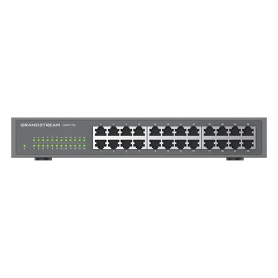 Switch Gigabit No Administrable / 24 Puertos 10/100/1000 Mbps / Capacidad 48 Gbps / Montaje en Rack