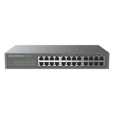 Switch Gigabit No Administrable / 24 Puertos 10/100/1000 Mbps / Capacidad 48 Gbps / Montaje en Rack