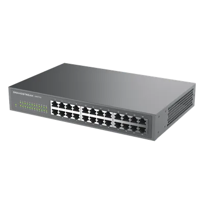 Switch Gigabit No Administrable / 24 Puertos 10/100/1000 Mbps / Capacidad 48 Gbps / Montaje en Rack