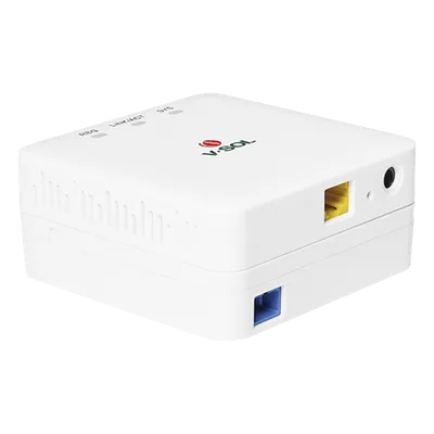ONU Bridge EPON/GPON / 1 Puerto SC/UPC / 1 Puerto LAN Gigabit / Roseta Integrada / 91x91x41 mm / 4W