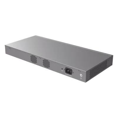 Switch Capa 3 PoE+ Administrable / 16 Puertos Gigabit + 4 SFP+ 10G / 240W PoE / 112 Gbps / Montaje en Rack