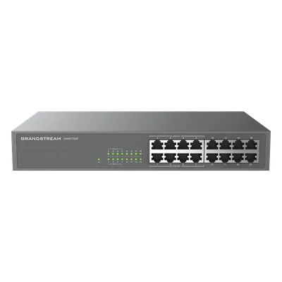 Switch PoE+ 16 Puertos Gigabit No Administrable / 8 Puertos PoE+ 802.3af/at / 145W Total / 16 Gbps / Rack 19" / 0.92 x 0.59 x 1.73 pies