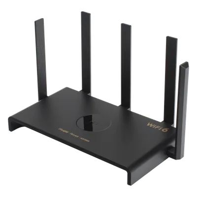 Router Wi-Fi 6 / Dual Band 2976 Mbps / 5 Antenas 5 dBi / 192 Usuarios Concurrentes / Dual WAN Gigabit / Mesh Integrado