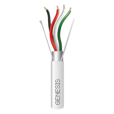 Cable de Control y Seguridad / 4x14 AWG / Doble Blindaje / Clasificación Plenum CL3P-FT6 / 305 m (1000 ft) / -20°C a 75°C
