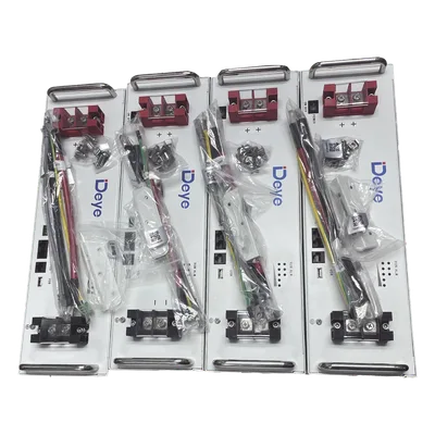 Estacion de Inversor Hibrido de 8 kW con 4 Baterías de 5.12Kwh y Gabinete