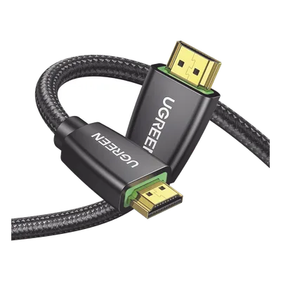 Cable HDMI 2.0 de Nylon Trenzado / 10 Metros (32.81 Pies) / 4K@60Hz / HDR / 3D / HEC (Canal Ethernet HDMI) / ARC (Canal de Retorno de Audio) / Color Profundo de 48 Bits / Audio de 32 Canales / HDCP 2.