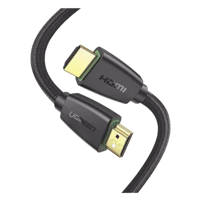Cable HDMI 2.0 de Nylon Trenzado / 10 Metros (32.81 Pies) / 4K@60Hz / HDR / 3D / HEC (Canal Ethernet HDMI) / ARC (Canal de Retorno de Audio) / Color Profundo de 48 Bits / Audio de 32 Canales / HDCP 2.