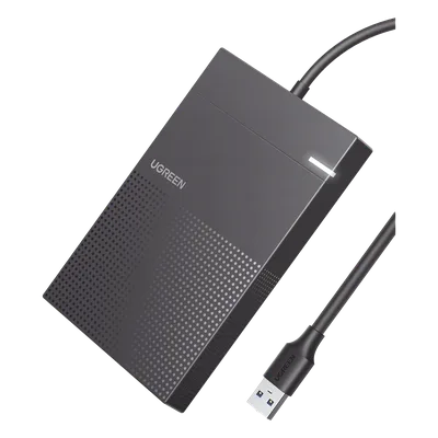 Carcasa de Disco Duro 2.5'' (Enclosure) | Adecuado para HDD y SSD de 2.5” | Chip Inteligente | UASP & TRIM | Led Indicador | ABS | Hibernación Automática | Compatible con SATA I II III, HDD, SSD de ha
