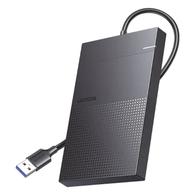 Carcasa de Disco Duro 2.5'' (Enclosure) | Adecuado para HDD y SSD de 2.5” | Chip Inteligente | UASP & TRIM | Led Indicador | ABS | Hibernación Automática | Compatible con SATA I II III, HDD, SSD de ha