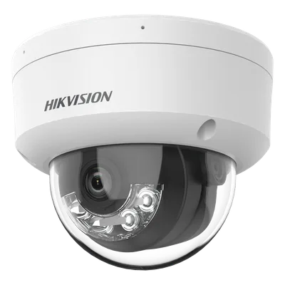 Cámara Domo IP / 4 Megapixel / Dual Light 30 m (98.4 ft) / Lente 2.8 mm / 109° FOV / IK08 / IP67 / PoE