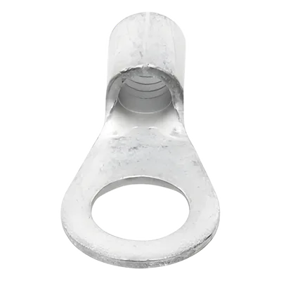 Terminal de Anillo / 6 AWG / Tornillo 5/16" (8 mm) / 600 V / Cobre Estañado / Barril Largo