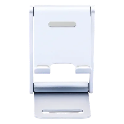 Soporte de Escritorio para Teléfono Móvil / Aluminio / Ajustable / Plegable / Carga hasta 600 g / Compatibilidad 4.7'' a 7.9''
