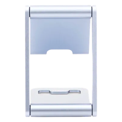 Soporte de Escritorio para Teléfono Móvil / Aluminio / Ajustable / Plegable / Carga hasta 600 g / Compatibilidad 4.7'' a 7.9''