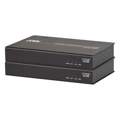 Extensor KVM / DVI y USB 2.0 / 100 m (328.1 ft) / HDBaseT / 1920x1200 @ 60 Hz / Cat 5e/6