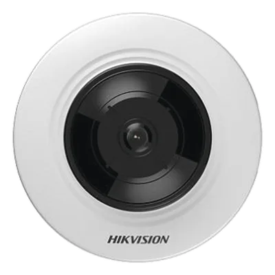 Mini Cámara Fisheye IP / 5 Megapixel / Panorámica 180°-360° / IR 8 m (26.2 ft) / Audio Integrado / PoE / Alarmas I/O