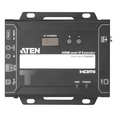 Transmisor HDMI sobre IP / 1080p @ 60Hz / Resolución 4K @ 30Hz / Daisy Chain / EDID Expert / Control CLI Telnet y RS-232