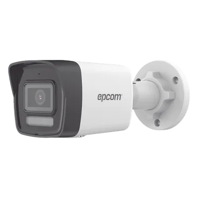 Cámara Bala IP / 4 Megapixel / Dual Light 30 m (98.4 ft) IR + 20 m (65.6 ft) Luz Blanca / Audio Bidireccional / AcuSense Lite / IP67 / PoE