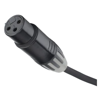 Cable XLR / 3 Polos / Hembra-Macho / Contactos Dorados / Blindaje Triple / 10 m (32.8 ft)