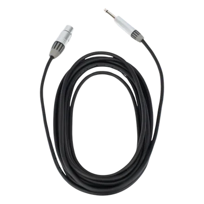 Cable de Audio / XLR 3 Polos Hembra a Plug 1/4 in Mono / 3 m (9.8 ft) / Triple Blindaje / Conectores Seetronic Serie M