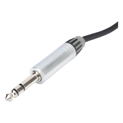 Cable de Audio / XLR 3 Polos Hembra a Plug 1/4 in Mono / 3 m (9.8 ft) / Triple Blindaje / Conectores Seetronic Serie M