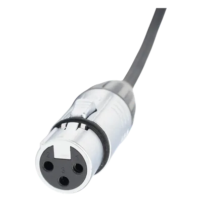 Cable de Audio / XLR 3 Polos Hembra a Plug 1/4 in Mono / 3 m (9.8 ft) / Triple Blindaje / Conectores Seetronic Serie M