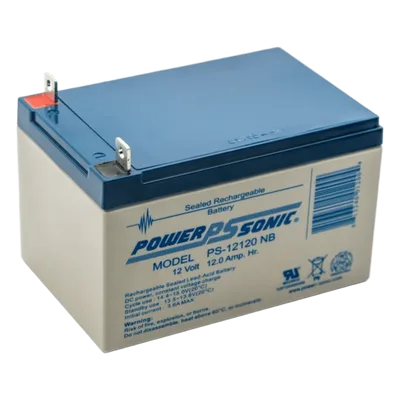 Batería de Respaldo AGM/VRLA / 12V / 12Ah / Terminales NB1 / 5 Años Vida Útil / Sin Mantenimiento / Operación Multiorientación