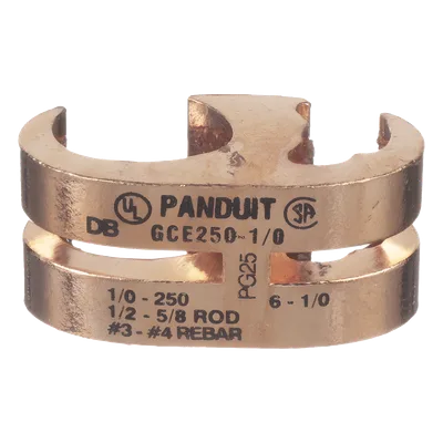 Conector de Conexión a Tierra tipo E / Cobre 6 AWG SOL a 1/0 AWG STR (16–50 mm²) / Diseño Multiconductor / UL467 y CSA / IEEE 837-2002