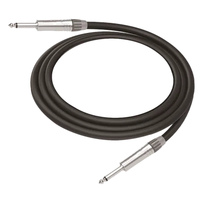 Cable de Audio / Plug 1/4 a Plug 1/4 Mono / Carcasa Cromada / 5 m (16.4 ft) / Triple Blindaje / Conductores OFC