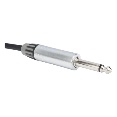 Cable de Audio / Plug 1/4 a Plug 1/4 Mono / Carcasa Cromada / 5 m (16.4 ft) / Triple Blindaje / Conductores OFC