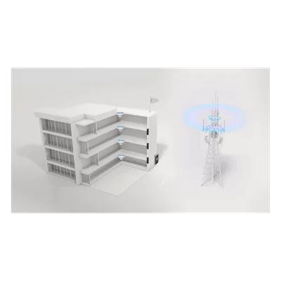 Amplificador Celular Pentabanda / 2G 3G 4G 5G / 700-2600 MHz / 70 dB / 300 m² (3,229 ft²) a 600 m² (6,458 ft²) / VoLTE
