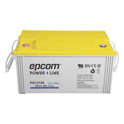 Batería de Gel OPzV / 12 Vcc / 100 Ah / Ciclo Profundo / Fotovoltaica y Respaldo