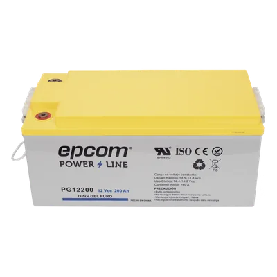 Batería GEL OPzV / 12 Vcc / 200 Ah / Ciclo Profundo / Descarga 500 A / 20 Años Flotación