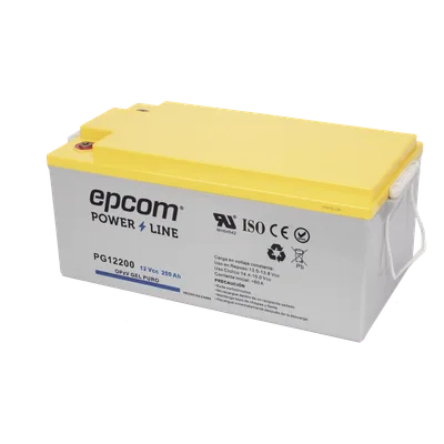 Batería GEL OPzV / 12 Vcc / 200 Ah / Ciclo Profundo / Descarga 500 A / 20 Años Flotación