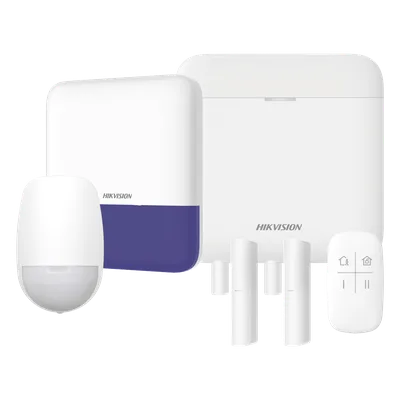 Kit de Alarma Inalámbrico / 48 Zonas / GSM 3G/4G Dual SIM / Wi-Fi 2.4 GHz / PIR 15 m (49.2 ft) / Sirena Exterior / Batería de Respaldo 12 h