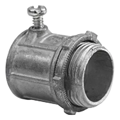 Conector para Tubo Pared Delgada / 1 1/2" / 2 Tornillos Opresores 1/4" / 52 x 57 mm / 0.148 kg