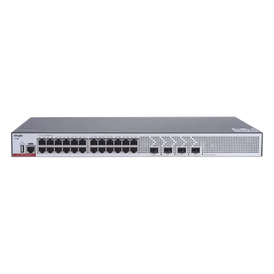 Switch Capa 3 / 24 Puertos Gigabit / 4 SFP+ 10Gb / Doble Chip Alta Disponibilidad / Redes Empresariales y Campus