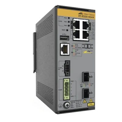 Switch Industrial L2+ / 4 Puertos PoE++ 95W / 2 SFP+ 10G / Sin Ventilador / -40°C a 75°C / UL 2043
