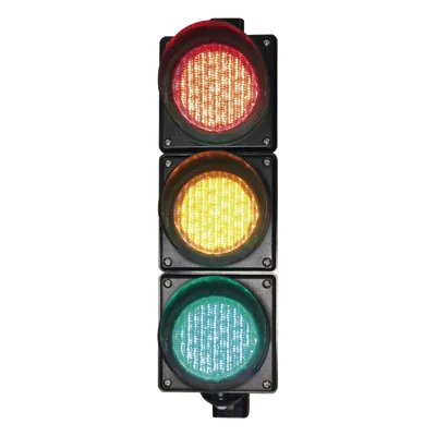 Semáforo LED / Tricolor Rojo-Verde-Amarillo / 100 mm / 110 VCA / IP65 / 100,000 h