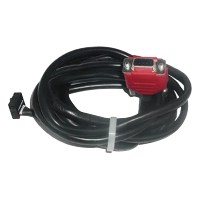 Cable de Programación / 2.5 m (8.2 ft) / Conector 10 Pines Serial a DB9 / Para Paneles FireNET y FireNET Plus