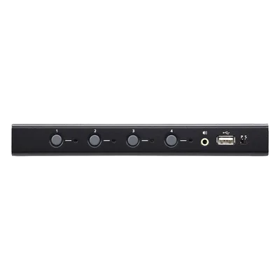 Switch KM USB / 4 Puertos / Boundless Switching / RS-232 / HDMI / Audio / Control de 4 a 8 Computadoras