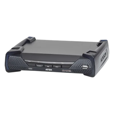 Extensor KVM sobre IP / 4K UHD 60Hz / HDMI 2.0 HDR / SFP Fibra Óptica / USB 2.0 / 2.95 x 6.30 x 1.18 pulgadas