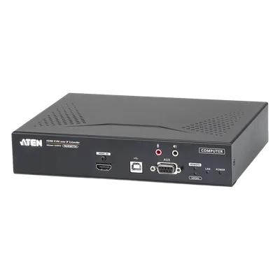 Extensor KVM sobre IP / 4K UHD 60Hz / HDMI 2.0 / USB 2.0 / Fibra Óptica / 22.75x17.16x5.48 cm