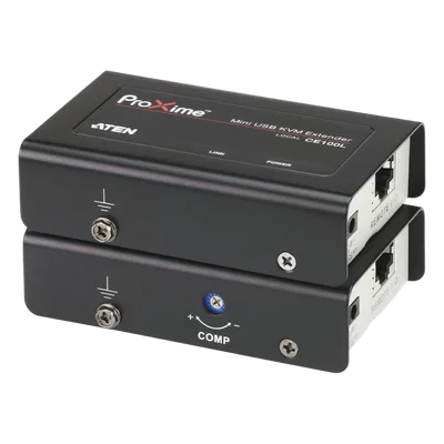 Extensor KVM USB / 1920 x 1200 @ 60 Hz / Hasta 100 m (328 ft) Cat 5e / Protección ESD 8kV/15kV / Ajuste Manual Deskew