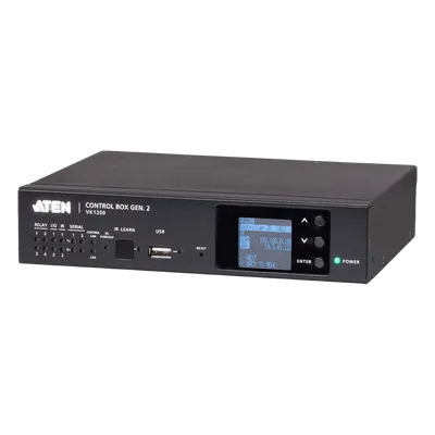 Sistema de Control Compacto / CPU Cuatro Núcleos / 1 GB RAM / LAN Dual Aislada / Resolución 1920x1200 / 10 Usuarios Simultáneos / 1U