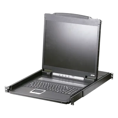 Consola LCD KVM / 19 pulgadas / Resolución 1920x1200 / Montaje rack 1U / Rotación 120° / PS/2 y USB