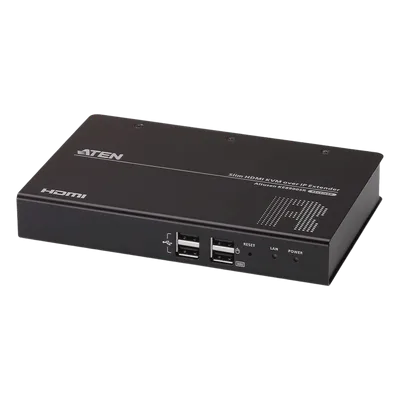 Receptor KVM sobre IP / HDMI 1920x1200@60Hz / Sin Pérdidas / 2 Puertos USB 2.0 / LAN 10/100/1000 Mbps