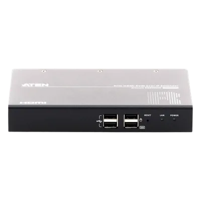 Receptor KVM sobre IP / HDMI 1920x1200@60Hz / Sin Pérdidas / 2 Puertos USB 2.0 / LAN 10/100/1000 Mbps