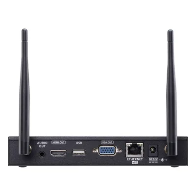 Switch de Presentaciones Inalámbrico / 4K / Quad View / 4 Fuentes Simultáneas / PoE / Control USB Táctil